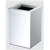 Image 1 : GATCO SQUARE 3 GAL WASTE BASKET STAINLESS STEEL