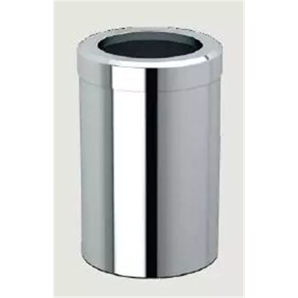 GATCO ROUND 2.9 GAL WASTE BASKET STAINLESS STELL
