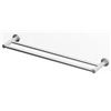 Image 1 : NEW GATCO CHANNEL 24" DOUBLE TOWEL BAR SATIN
