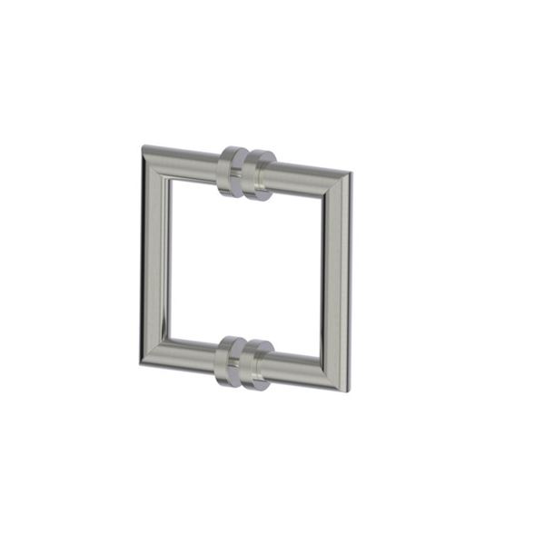 KARTNERS OSLO 8" SHOWER DOOR HANDLE BRUSHED NICKLE