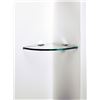 Image 1 : NEW SONIA CORNER GLASS SHELF POLISHED CHROME