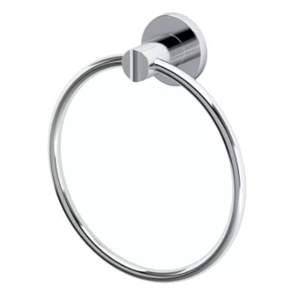 NEW GATCO CHANNEL TOWEL RING CHROME FINISH
