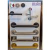 Image 1 : VOLKANO DISPLAY W/ GRAB BARS, TOILET PAPER HOLDER,