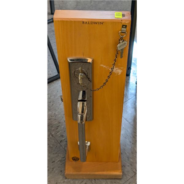 DISPLAY BALDWIN ENTRY SET POLISHED NICKLE