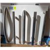 Image 1 : DISPLAY BOARD OF ASSORTED DEKKOR APPLIANCE PULLS