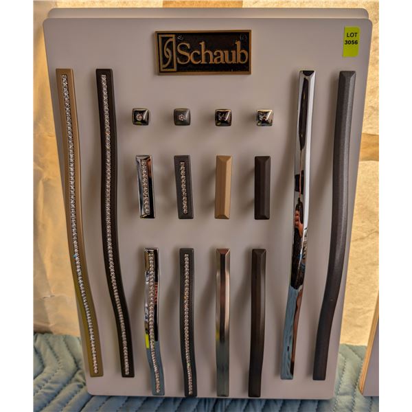 DISPLAY BOARD OF SCHAUB CABINET HARDWARE