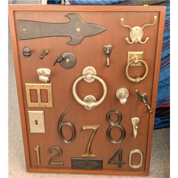 SUN VALLEY BRONZE DISPLAY BOARD W/ DOOR STOPS,