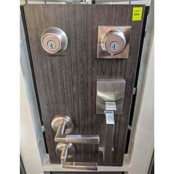 WEISER FRONT DOOR ENTRY DISPLAY BOARD AMADOR