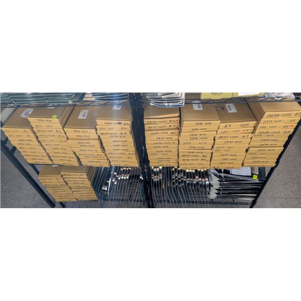 105 EMTEK MODERN HOUSE NUMBERS 0-9 ALL BRUSHED