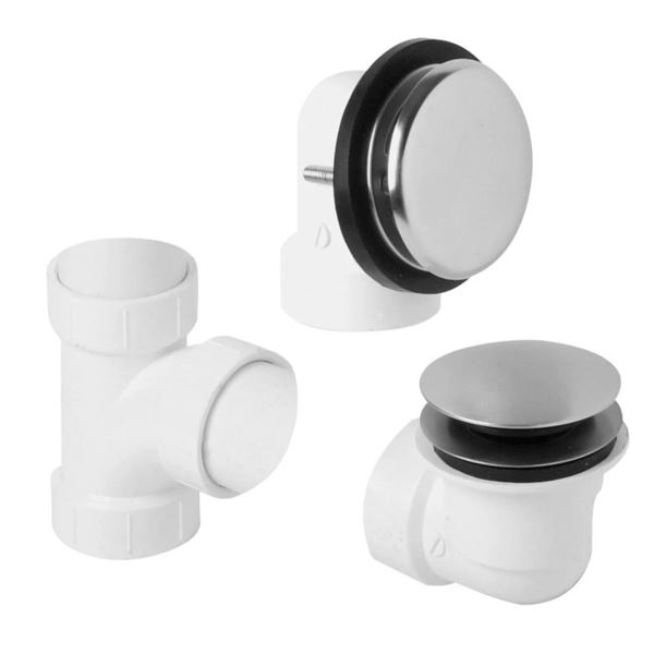MTI TOE TAP DRAIN, BRUSHED NICKEL # WOTTBN 243359