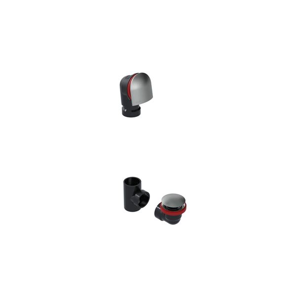 OS&B WASTE & OVERFLOW, BRUSHED NICKEL  # 6040QK-BN