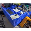 Image 1 : 7 BLUE U-LINE PLASTIC PALLETS **CONTENTS NOT