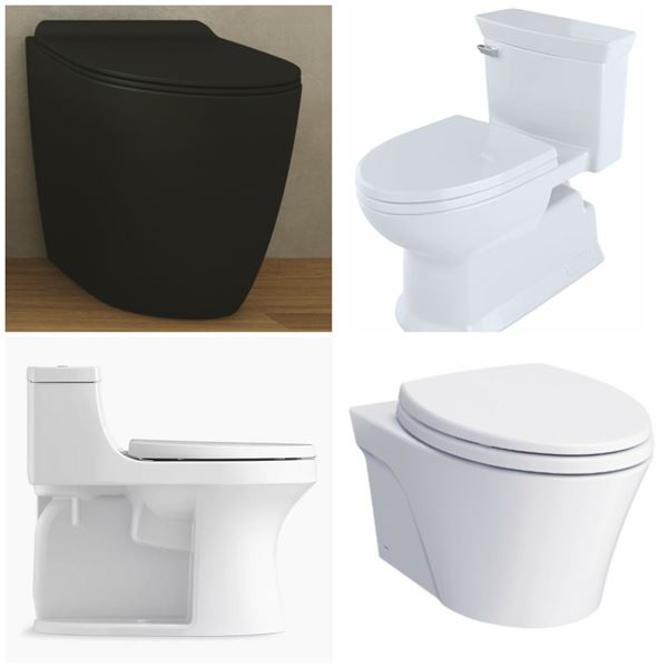 FEATURE LOTS: VARIOUS NEW & DISPLAY UNIT TOILETS