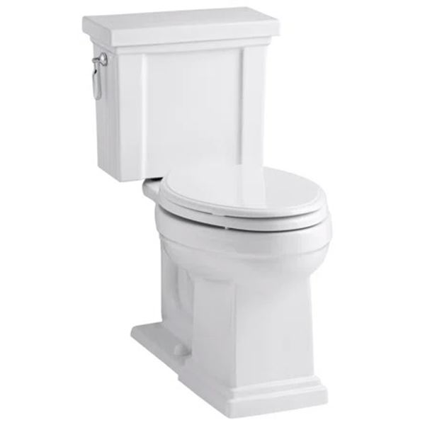 NEW KOHLER TRESHAM ELONGATED BOWL 2-PC TOILET
