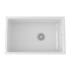Image 1 : DISPLAY W/ DRAIN ROHL ALLIA FIRECLAY 32" SINK W/ GRATE