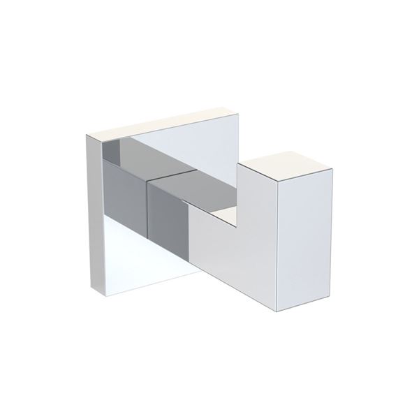 BOSTON ROBE HOOK - 2 CHROME, 2 BRUSHED NICKEL