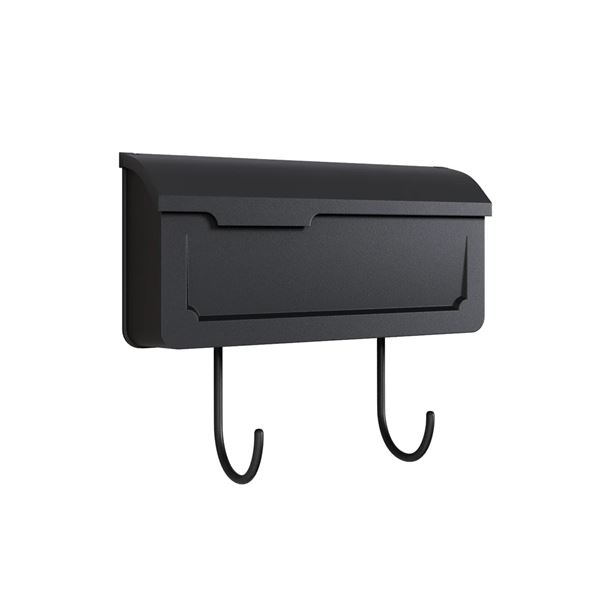 DISPLAY SNOC HORIZONTAL MAILBOX W/ HOOKS