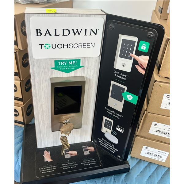 DISPLAY BALDWIN TOUCHSCREEN SMART LOCK W/ KEY