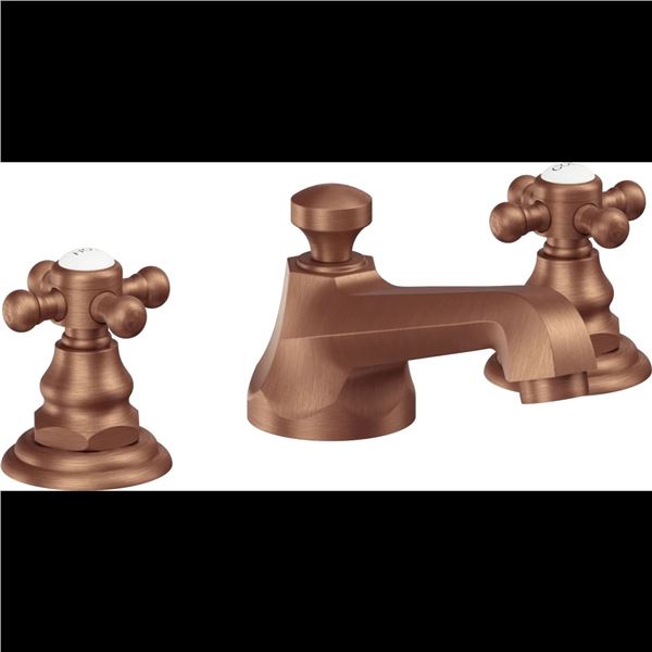 CALIFORNIA FAUCETS WIDESPREAD LAV FAUCET W/ CROSS