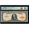1922 $10 Gold Certificate PMG 35EPQ