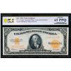 Image 1 : 1922 $10 Gold Certificate PCGS 65PPQ