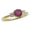 Image 2 : Dazzling 0.96 Ct GIA Certified Natural Ruby Ring