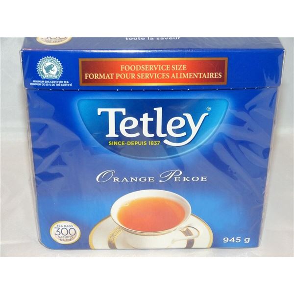 NEW 945G TETLEY ORANGE PEKOE TEA BAGS