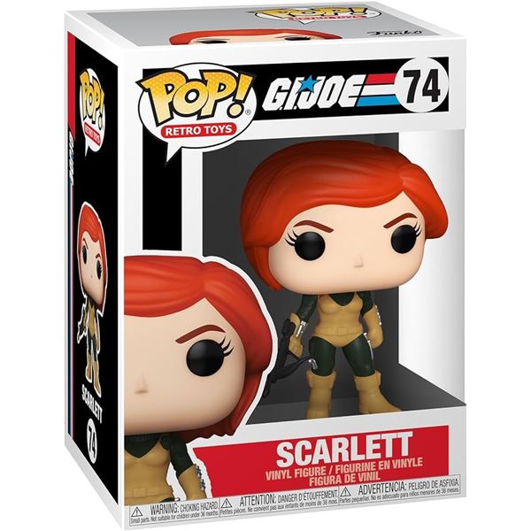 BRAND NEW POP G.I.JOE SCARLETT