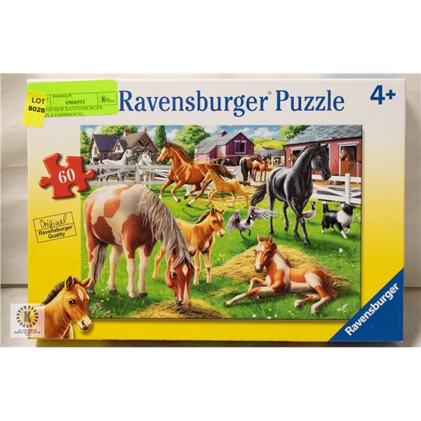 BRAND NEW RAVENSBURGER PUZZLE FARMHOUSE