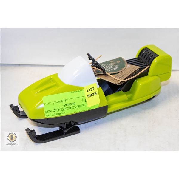 NEW WILD REPUBLIC GREEN SNOWMOBILE