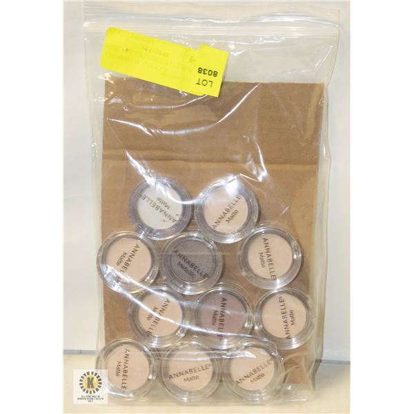 NEW 11 X 1.5G ANNABELLE SINGLE EYESHADOW VARIETY
