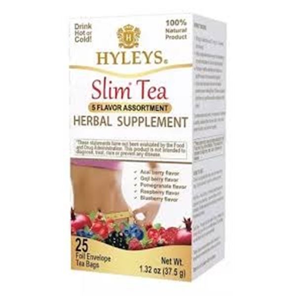 NEW 37.5G HYLEYS SLIM TEA HERBAL SUPPLEMENT