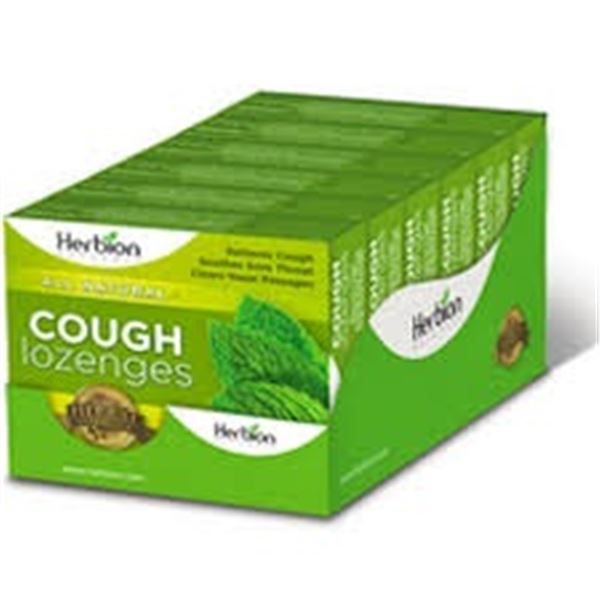 NEW 25 X 5 LOZENGES HERBION COUGH RELIEF