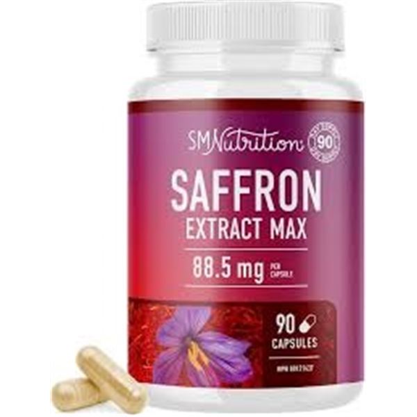 NEW 88.5MG 90 CAPS SAFFRON EXTRACT MAX