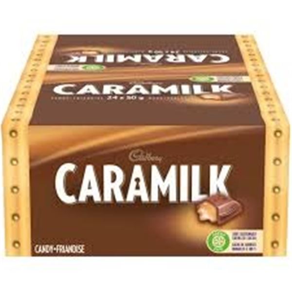 NEW 24 X 50G CADBURY CARAMILK