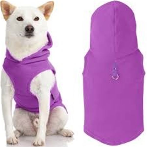 NEW GOOBY FLEECE VEST HOODIE LARGE PURPLE