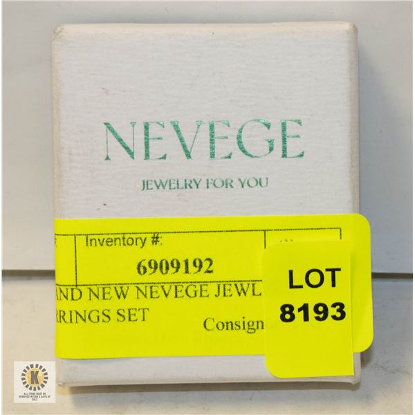 BRAND NEW NEVEGE JEWLERY EARRINGS SET