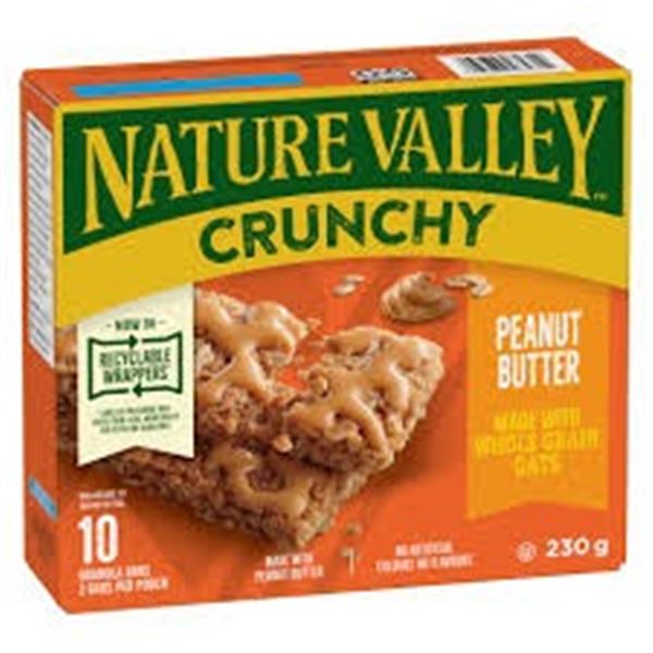 NEW 230G NATURE VALLEY CRUNCHY PEANUT BUTTER
