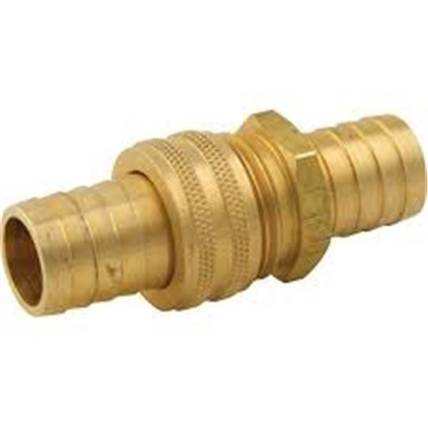 NEW MASTER PLUMBER HOSE COUPLING BRASS 3/4"