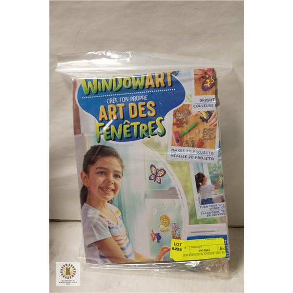 NEW REPACKED WNDOW ART TOY