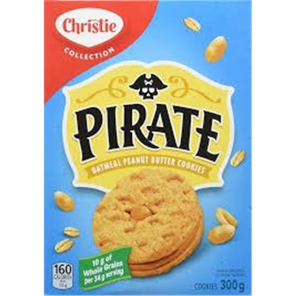 NEW 300G CHRISTIE PIRATE OATMEAL PEANUT BUTTER