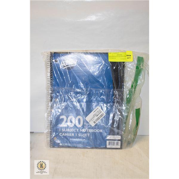NEW 200 PAGES HILROY COIL BLUE NOTEBOOK
