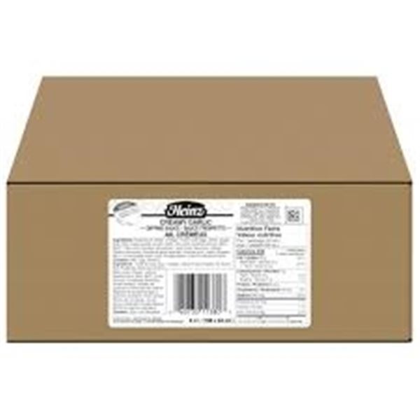 NEW 100 X 44ML HEINZ CREAMY GARLIC DIPPING SAUCE
