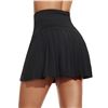 Image 1 : NEW BETAVEN PLEETED TENNIS SKIRTS BLACK MEDIUM