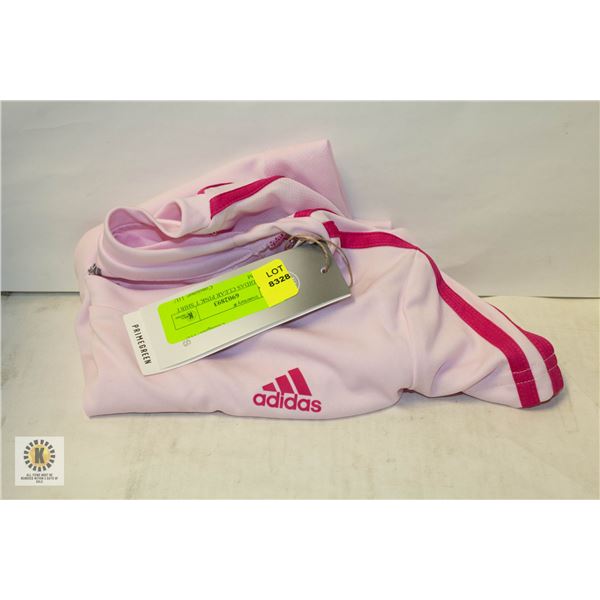 NEW ADIDAS CLEAR PINK T SHIRT MEDIUM