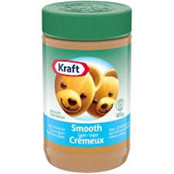 NEW 500G KRAFT SMOOTH LIGHT PEANUT BUTTER