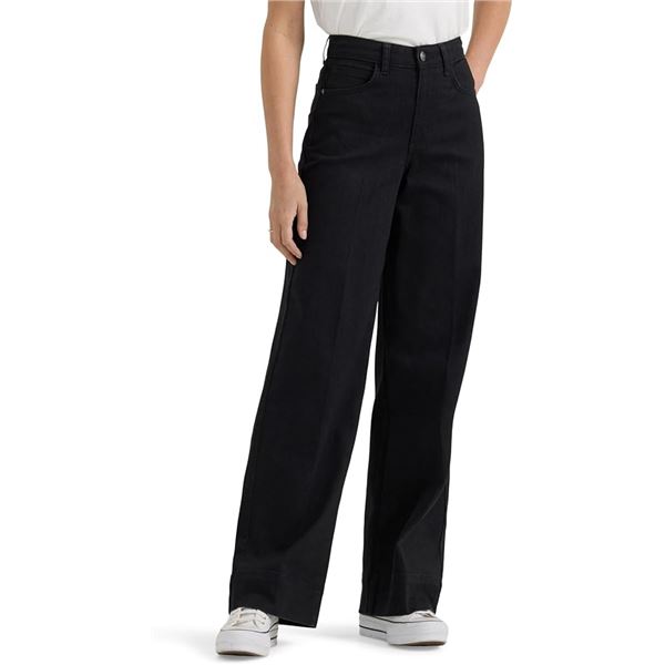 NEW LEE 6 SHORT BLACK JEANS