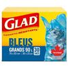 Image 1 : NEW 30 BAGS GLAD BLUE LARGE