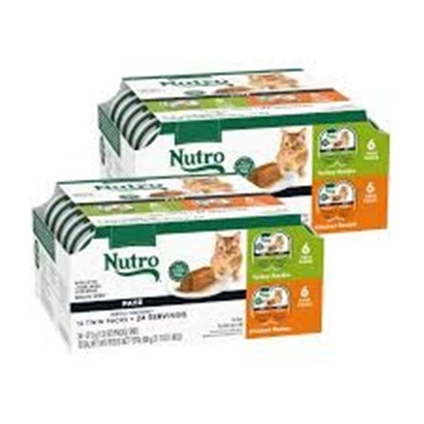 NEW 24 X 75G TWIN PACK NUTRO CAT FOOD