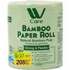 Image 1 : NEW 10 X 208 SHEETS WBM CARE BAMBOO PAPER ROLL